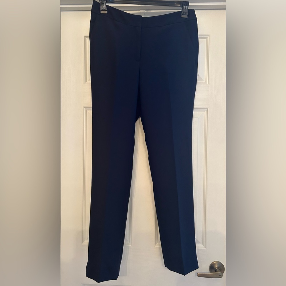 Talbots Navy Slacks Size 6 - image 1